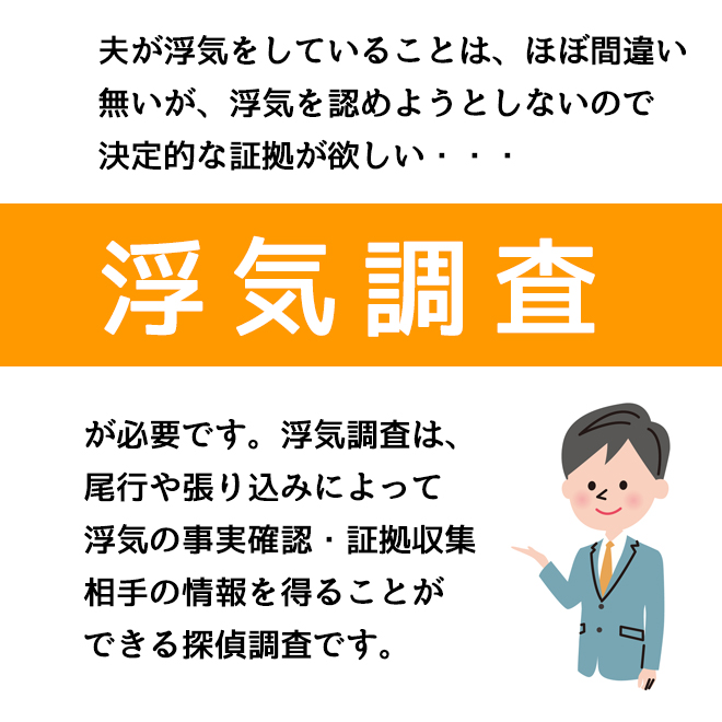 夫が浮気を認めない！証拠を掴んで慰謝料請求したい