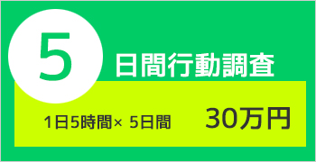 ５日間行動調査