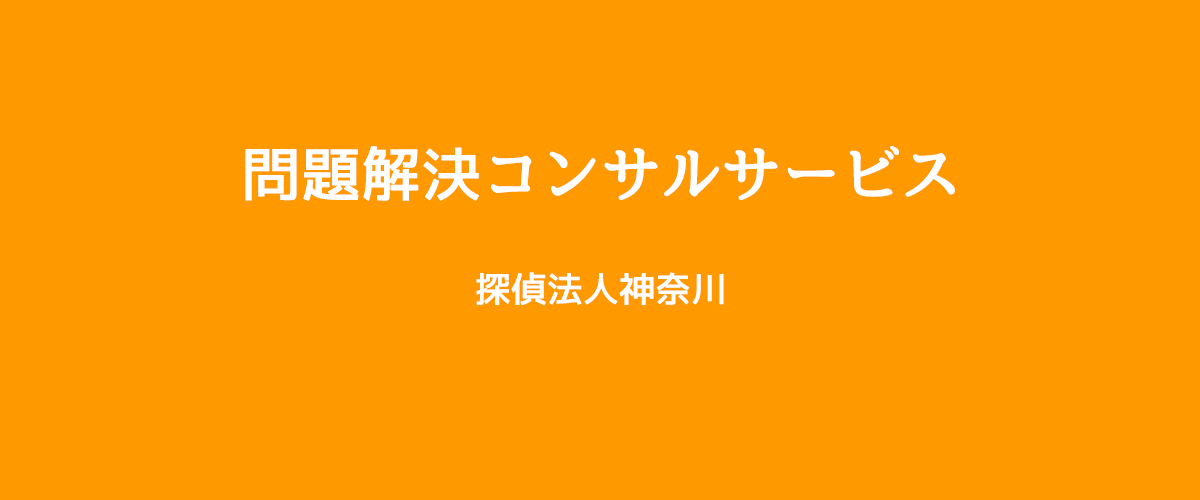 問題解決コンサルサービス（探偵法人神奈川）