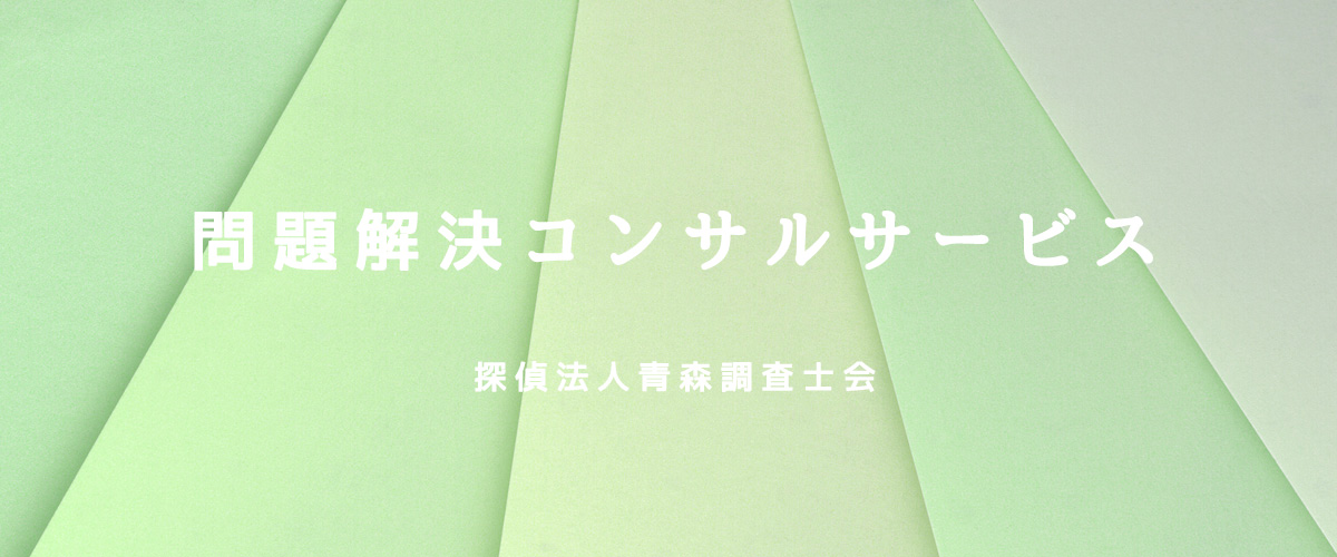 問題解決コンサルサービス（探偵法人青森）