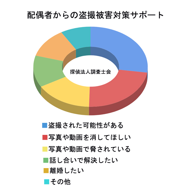 配偶者からの盗撮被害対策サポートきっかけ｜サポートサービスについてご紹介