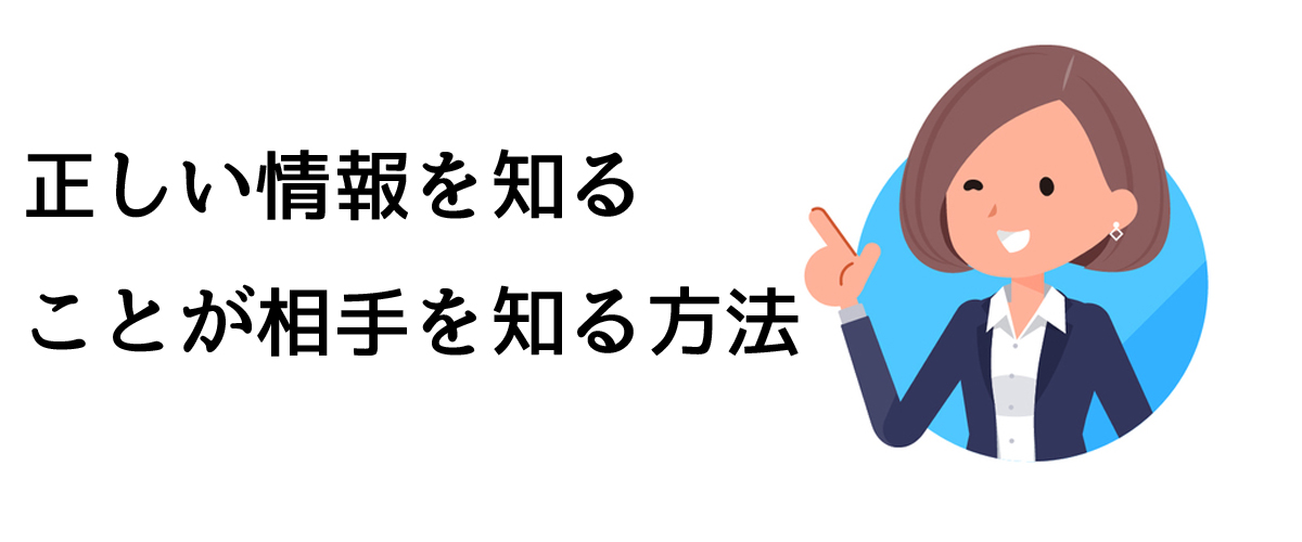 実態調査で正しい情報を知ることが相手を知る方法