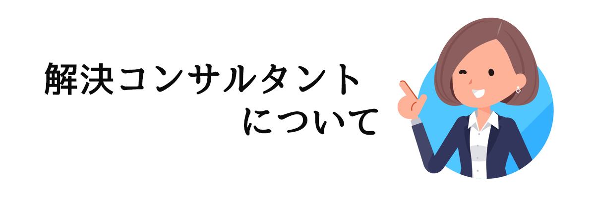 解決コンサルタントについて