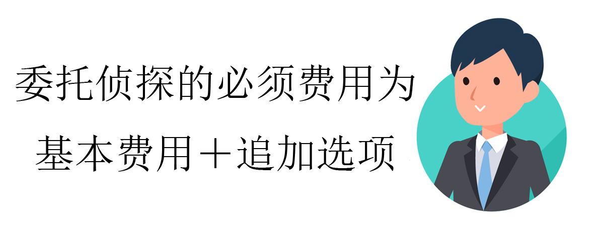 委托侦探的必须费用为基本费用＋追加选项。