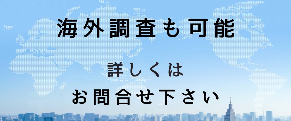 海外調査も可能、詳しくはお問合せ下さい。｜探偵法人調査士会