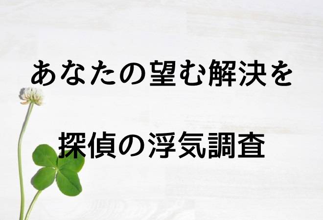 あなたの望む解決を｜探偵の浮気調査｜探偵法人調査士会