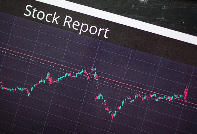 An image of stock report.