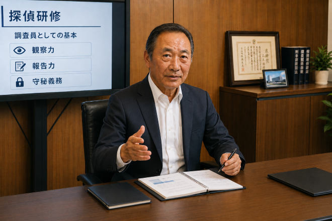 外部顧問(警視庁OB)。