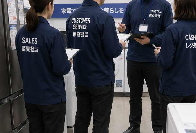 家電販売店で担当別スタッフ間のトラブル・嫌がらせを解決したい経営者へ。