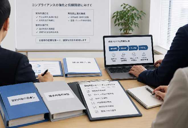 契約内容の虚偽や不正からオフィスサポートを守りたい経営者の方へ。