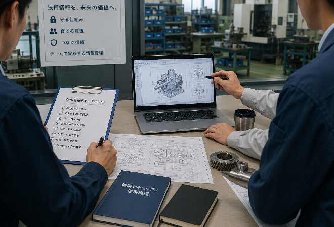 製造技術と設計情報を守りたい一般機械業の経営者の方へ。
