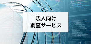 法人向け調査サービス